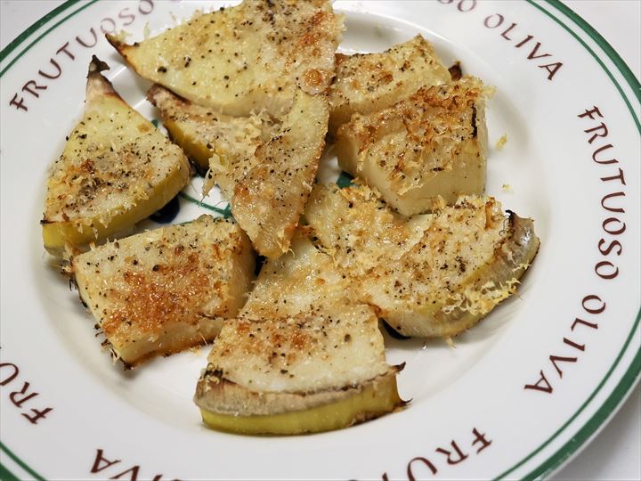 竹の子オーブンで焼いた