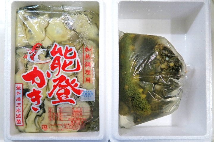 牡蠣とナマコ