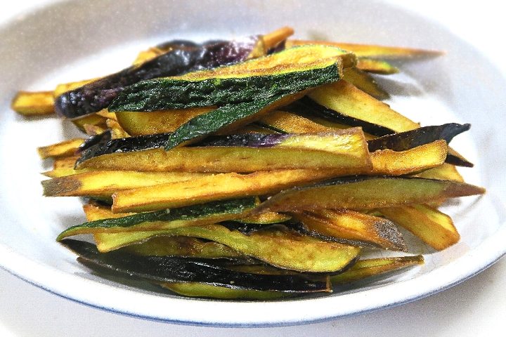 ナスとズッキーニ素揚げ
