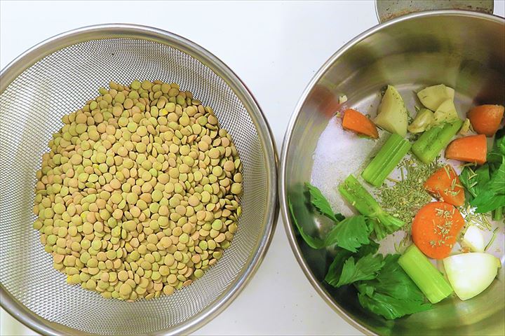 レンズ豆のサラダ