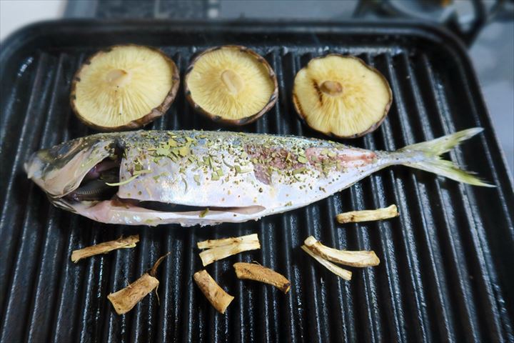 鯵の香草焼き