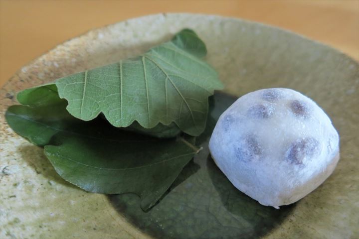 <"豆大福・蓬乃柏餅"