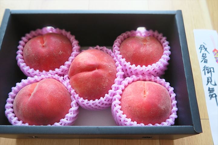 山梨の桃