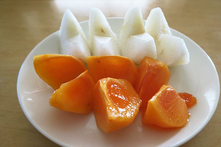 柿と梨
