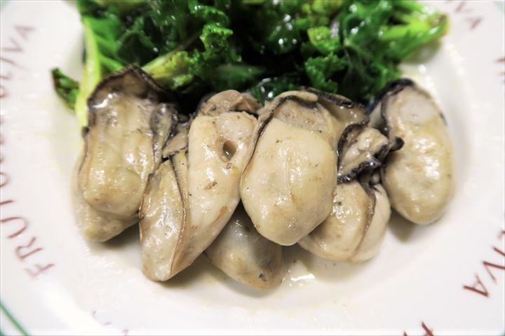 能登牡蠣シャンパン蒸し