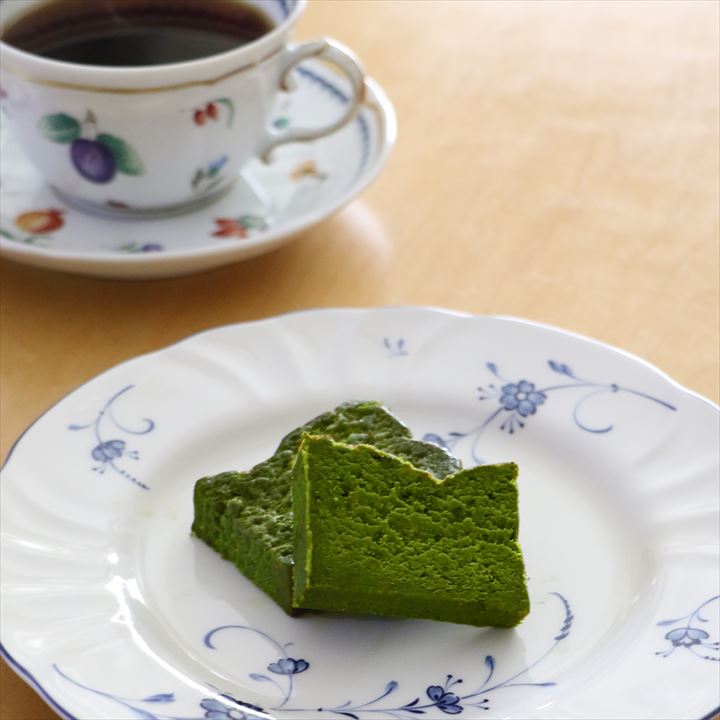抹茶のケーキ.