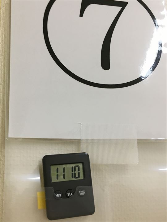 15分間様子見