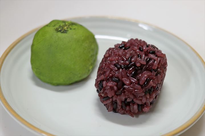黒米おはぎ & 玉露おはぎ