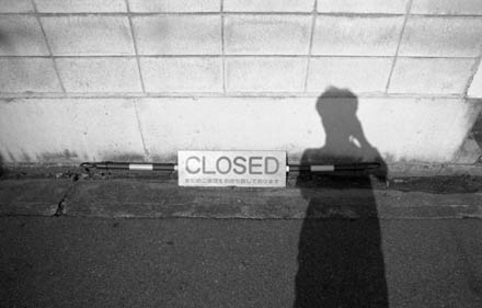 Closed man