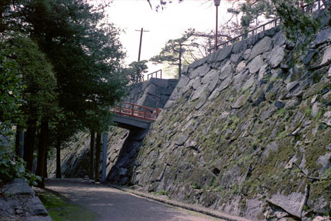 盛岡城 本丸と二の丸を結ぶ廊下橋