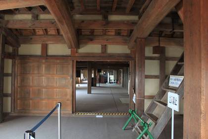 彦根城：西の丸 三重櫓の内部