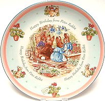 Wedgwood Peter Rabbit 2001 Birthday Plate